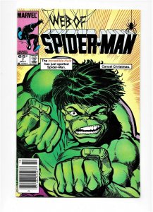 Web of Spider-Man #7 (1985) Marvel Comics Newsstand NM+