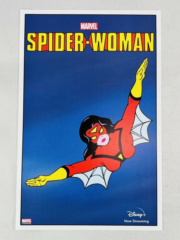 Spider-woman poster free comic book day handout FCBD 2020 Marvel Disney