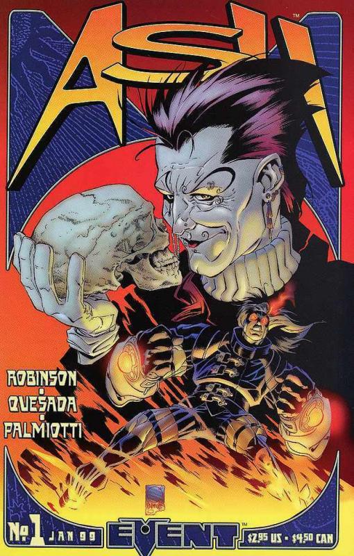 ASH FIRE AND CROSSFIRE (1999 EVENT COMICS) 1-2 COMICS BOOK 