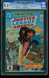 Justice League of America #186 1981--CGC Graded 9.2 White Pages 1173077007