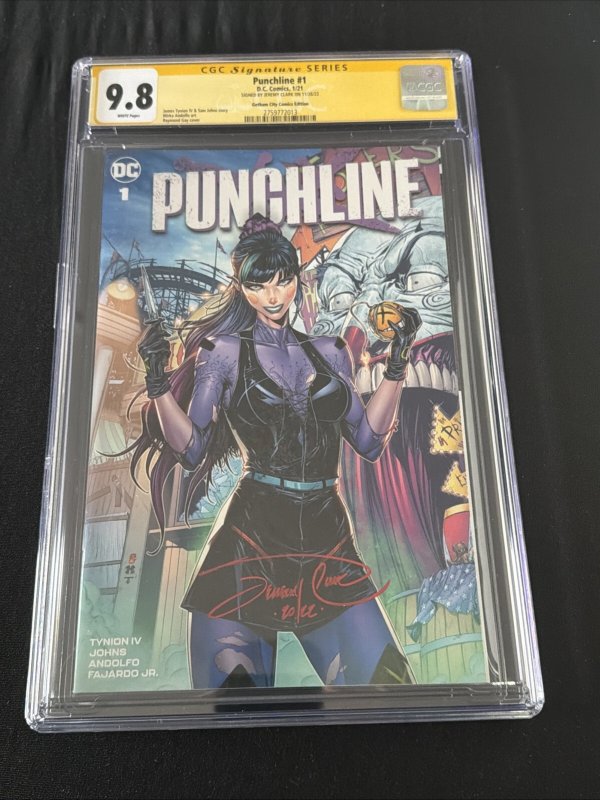 Punchline #1 Raymond Gay Exclusive Variant CGC 9.8 Gold Signed Jeremy Clark