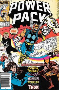 Power Pack #19 (Newsstand) VF ; Marvel | Betay Ray Bill Wolverine