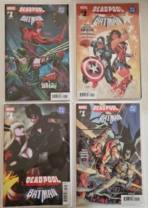 Deadpool/Batman #1 Lot 13 Marvel Dc Comic Capullo Miller Includes Exclusives