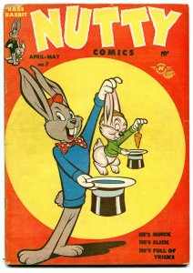 NUTTY #7 1948-RAGS RABBIT-HARVEY COMICS-ELECTROCUTION VG/FN