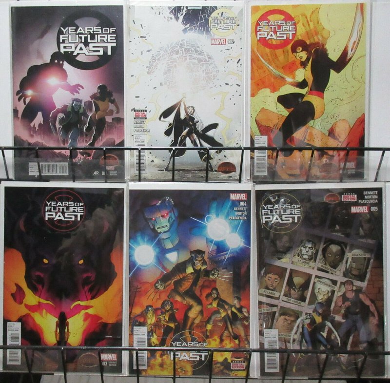 Years of Future Past (Marvel 2015) #1-5 The X-Men Face More Sentinel Occupations