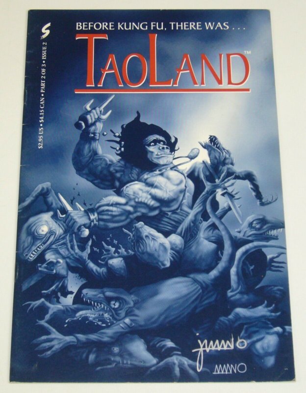 TaoLand #2 FN; SIGNED by Jeff Amano - Sumitek - martial arts comic- tao land 