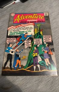 Adventure Comics #343 (1966) evil hands of the luck lords Higher grade