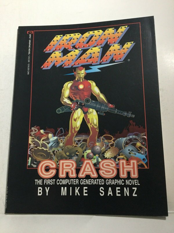 Iron Man Crash Nm Near Mint Sc Softcover Marvel Graphic Novel