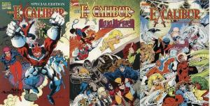 EXCALIBUR 3-PACK Air Apparent, Mojo Mayhem, Sword Drawn COMICS BOOK