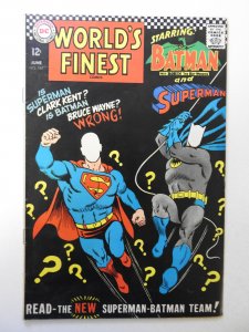 World's Finest Comics #167 (1967) GD+ Condition centerfold detached