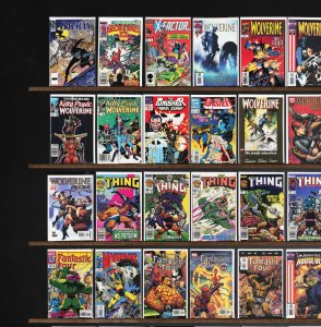 Huge Lot 150+ Comics with Fantastic Four, Wolverine, The Punisher & More!