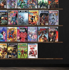 Huge Lot 150+ Comics with Trinity, Justice League, Catwoman & More!