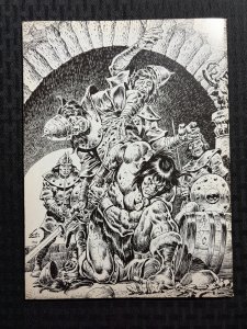 1990 CONAN SAGA Magazine #36 FN+ 6.5 Earl Norem Cover
