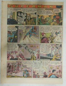 Superman Sunday Page #906 by Wayne Boring from 3/10/1957 Size ~11 x 15 inches