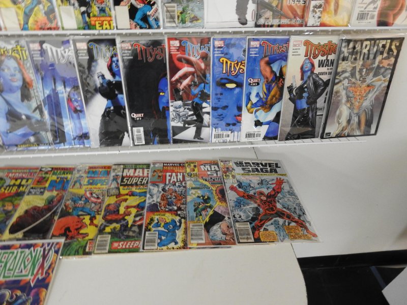 Huge Lot 140+ Comics W/ Spider-Man, Mystique, Marvels+ Avg VF-NM Condition!!