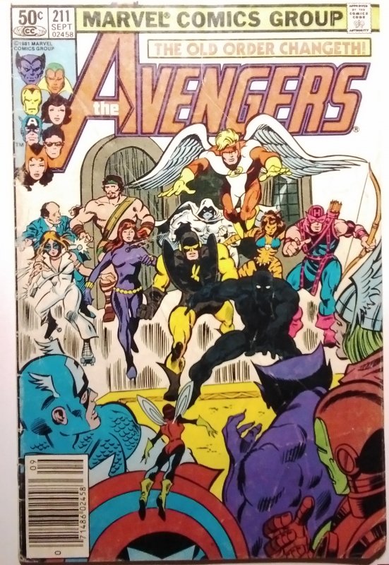 The Avengers #211 Newsstand (1981)