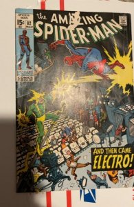 The Amazing Spider-Man #82 (1970)and then came electro -see description