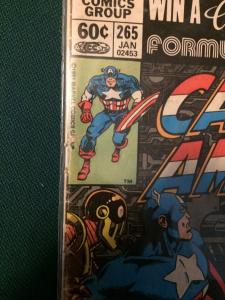 Captain America #265 starring Spider-Man