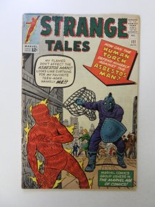 Strange Tales #111 (1963) VG- condition see description