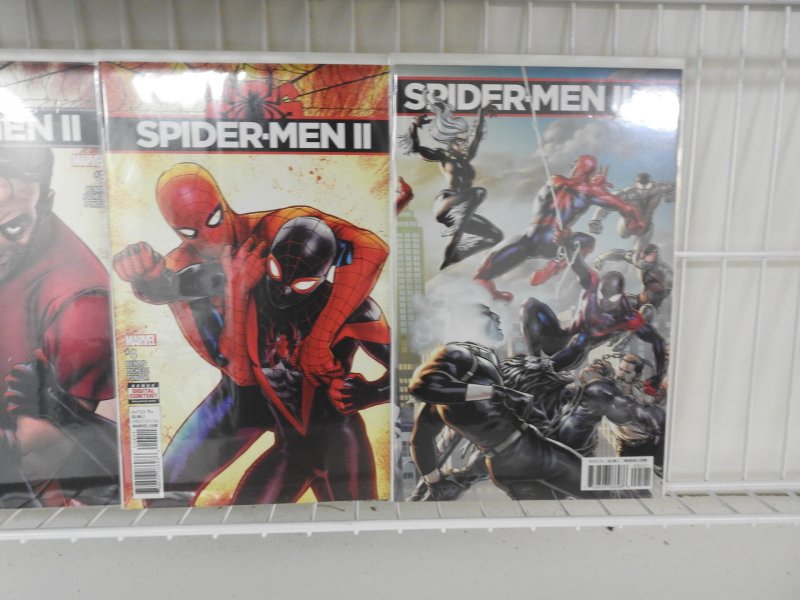 Spider-Men II #1 Variant Edition,2,3,4,5 Beautiful Complete Set! Avg NM- Cond!