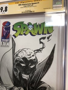 30th Anniversary Spawn (2022) # 1 (CGC 9.8 SS) Signed & Sketch Ken Steacy •Blank