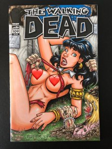 Image The Walking Dead 109 Garrett Blair Vampirella Homage Original Artwork NM+