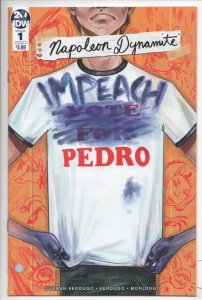 NAPOLEON DYNAMITE #1 2 3 4 A, art cover, NM, IDW, 2019. 1-4 set. 4 issues