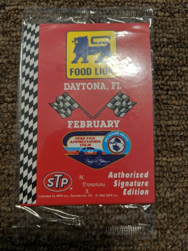 Lot of 19 1992 richard petty food lion STP collector cards All Sealed  