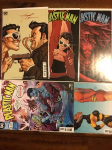 Plastic Man 1-5 signed