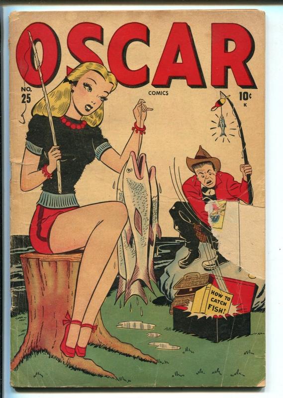 OSCAR #25 1947-TIMELY-GOOD GIRL ART-WOLVERTON-KURTZMAN-MARGIE-RUSTY-good