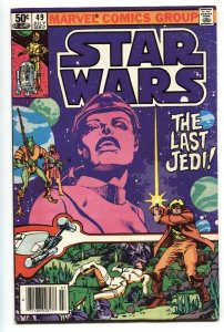 STAR WARS #49-THE LAST JEDI-comic book Newsstand