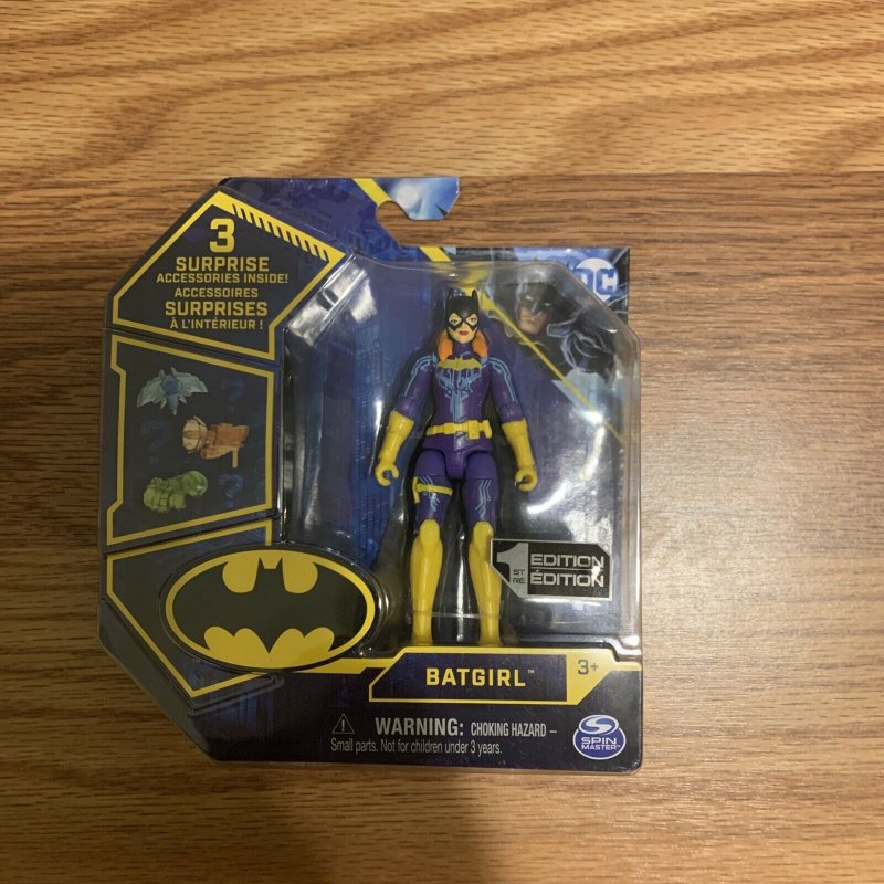 DC Batgirl 3.75 Figure 2021 MIP Batman Bat-Tech 1st Edition Spin Master DC Comic 