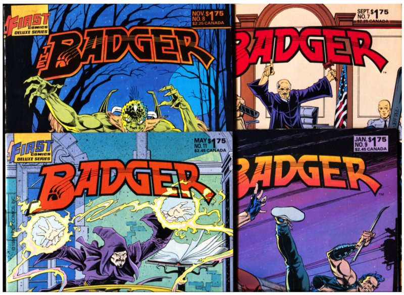 Badger Comic Book Lot #15-Capital -#'s 2,3,5-9,11,13,19,20,23-29,30-39 & 50-T...