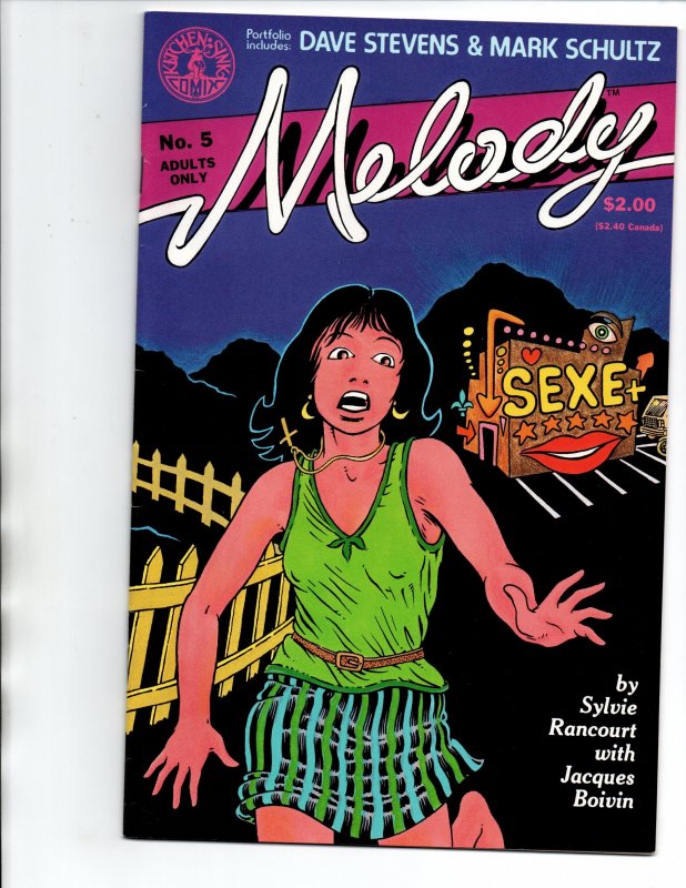 Melody True Story of a Nude Deancer - 1 2 3 4 & 5 - Set - Kitchen Sink - VF+