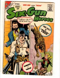 Lot Of 5 Six Gun Heroes Charlton Comic Books # 41 46 61 70 76 Western JL40