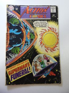 Action Comics #365 (1968)GD/VG Condition centerfold detached at one staple