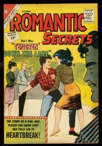 ROMANTIC SECRETS #40 1962-CHARLTON-THE TWIST-RARE ISSUE FN/VF