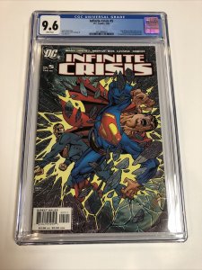 Infinite Crisis (2006) # 5 (CGC 9.6 WP) | 1st App New Blue Beetle | Perez Cover!