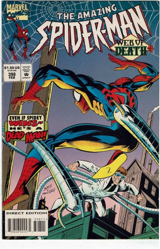 Amazing Spider-Man #398 (1963 v1) J.M. DeMatteis Mark Bagley NM