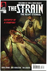 The STRAIN #3, Night Eternal, Guillermo del Toro, 2013, VF+, more in store