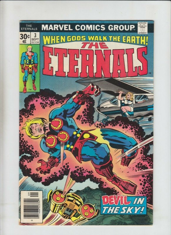 the Eternals #3 FN Marvel Comics 1976 1st appearance Sersi key book MOVIE