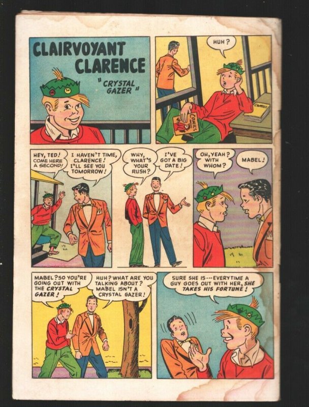 Ozzie and Babs #13 1949-Over 60 panels in this issue depict some sort of viol...