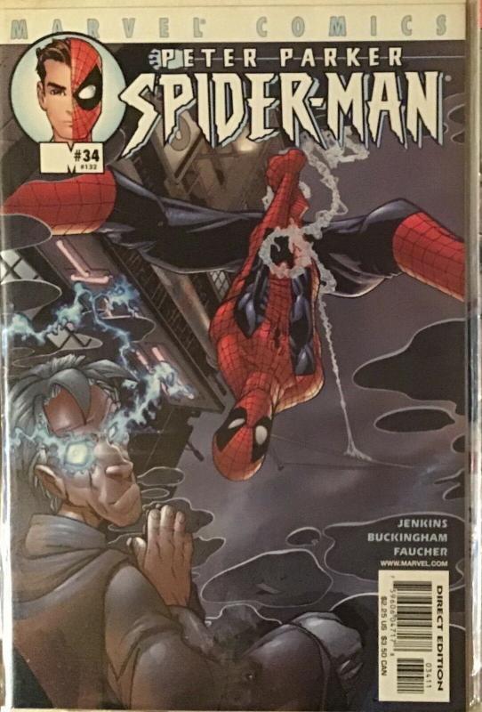 PETER PARKER SPIDER-MAN #34-41 LOT OF 8 MARVEL.READ DESCRIPTION, 9.4 N/M