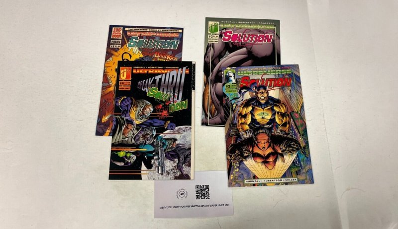 4 The Solution Malibu Comics Books #2 3 4 5 Hudnall 59 JW20