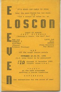 LOSCON 10 Programme Book (Nov. 1983) Kaiser Collection - Scarce