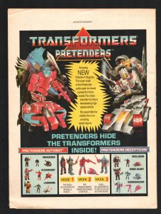 TransformersS #179 1988-Marvel-Transformers vs Giant Lizards-Action Force app...