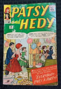 1963 PATSY AND HEDY #91 GD- 1.8 Everybody Loves a Party 