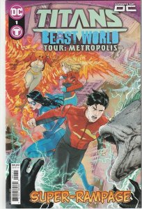 Titans Beast World Tour: Metropolis # 1 Cover A NM DC 2024 [X6]