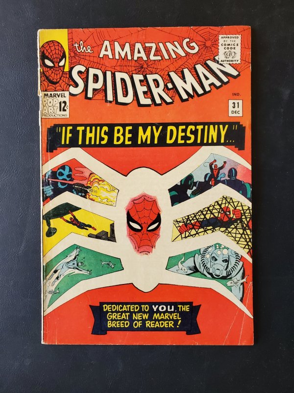 The Amazing Spider-Man #31 (1965) Key Issue: 1st  Gwen Stacy & Harry Osborn