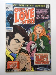 Our Love Story #5 (1970) VG- Condition moisture stain